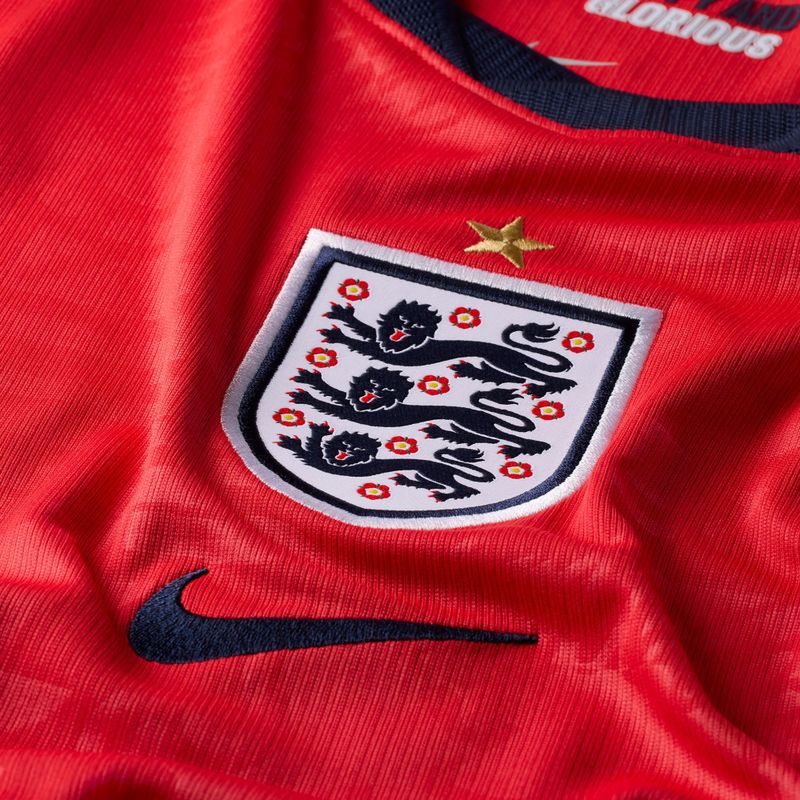 Men's football shirt Nike England 2026 Stadium Away speed red/obsidian/white/obsidian 9