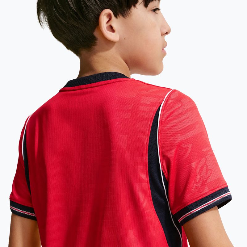 Children's football shirt Nike England 2026 Stadium Away speed red/obsidian/white/obsidian 10