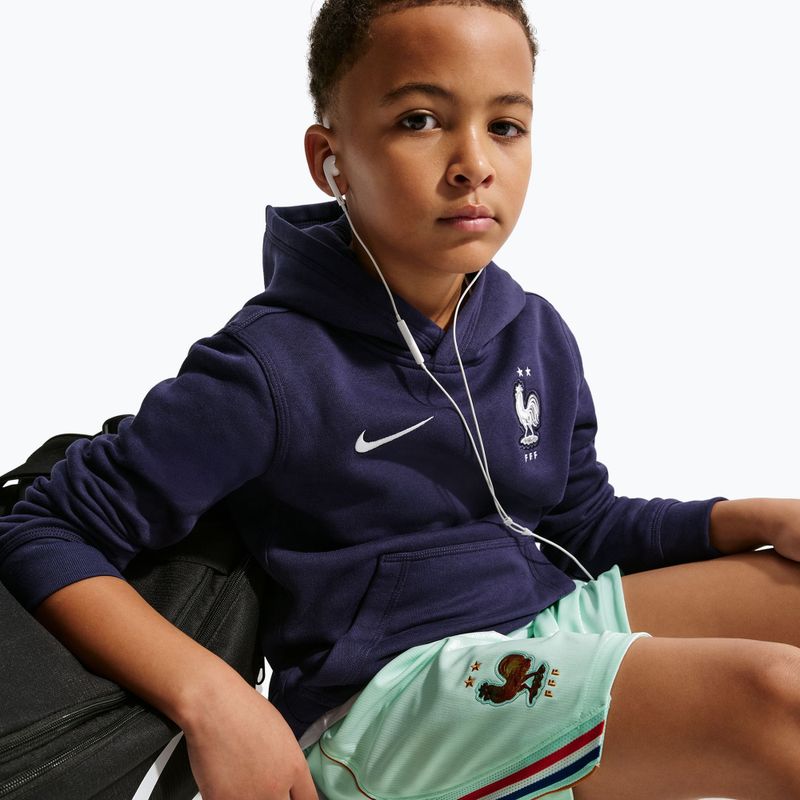 Children's football shorts Nike FFF 2026 Stadium Away igloo/monarch/monarch 4