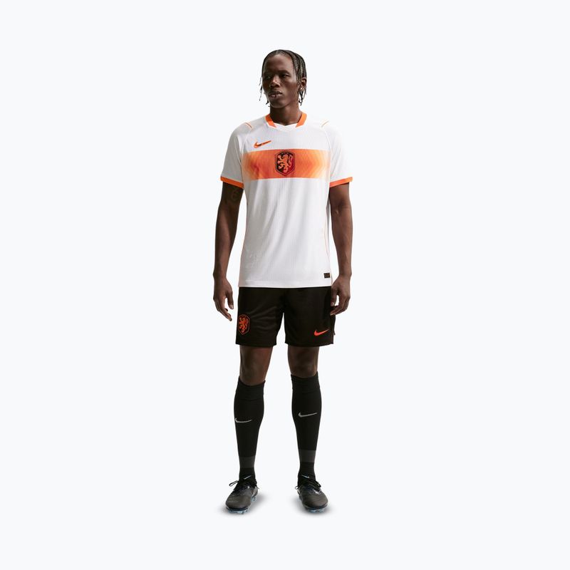 Men's football shirt Nike Netherlands 2026/27 Away Match white/hyper crimson/black 2