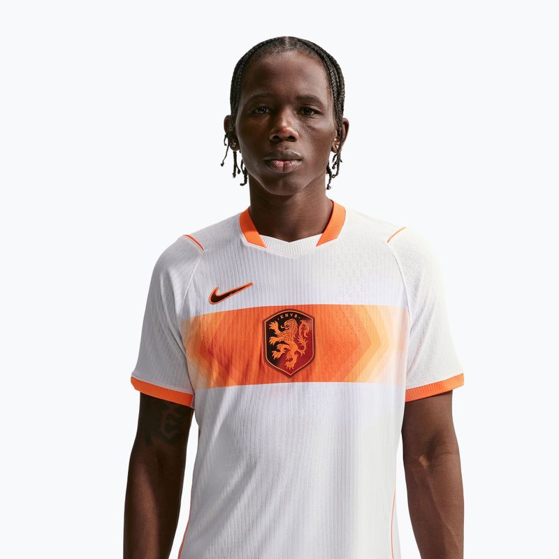 Men's football shirt Nike Netherlands 2026/27 Away Match white/hyper crimson/black 4