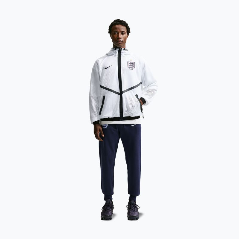 Men's football jacket Nike England Dri-Fit Soccer Anthem white/black/obsidian 2