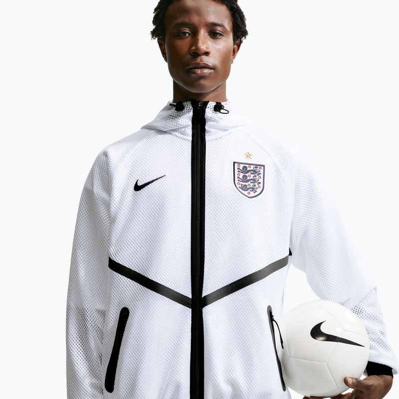 Men's football jacket Nike England Dri-Fit Soccer Anthem white/black/obsidian 4