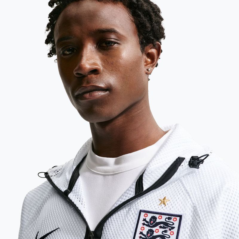 Men's football jacket Nike England Dri-Fit Soccer Anthem white/black/obsidian 5