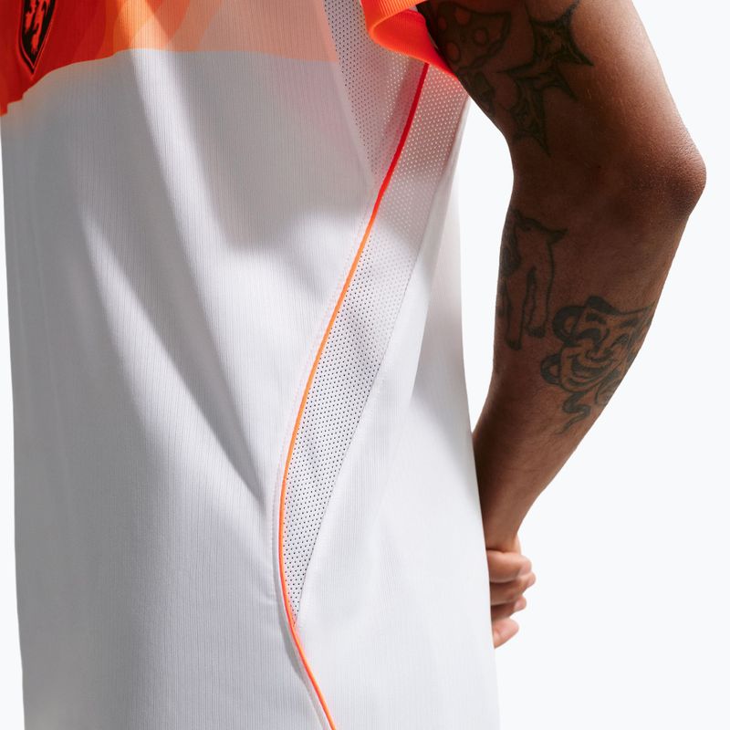 Men's football shirt Nike Netherlands 2026 Stadium Away white/hyper crimson/black 6