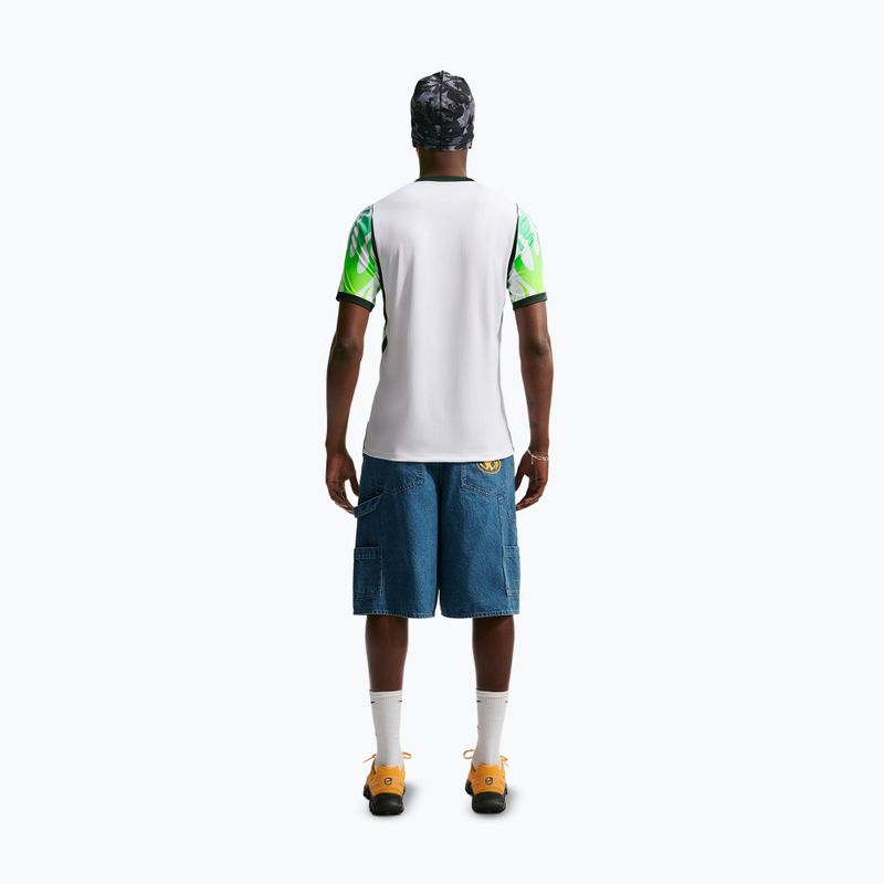 Men's football shirt Nike Nigeria 2026 Stadium Away white/green glow/black 3