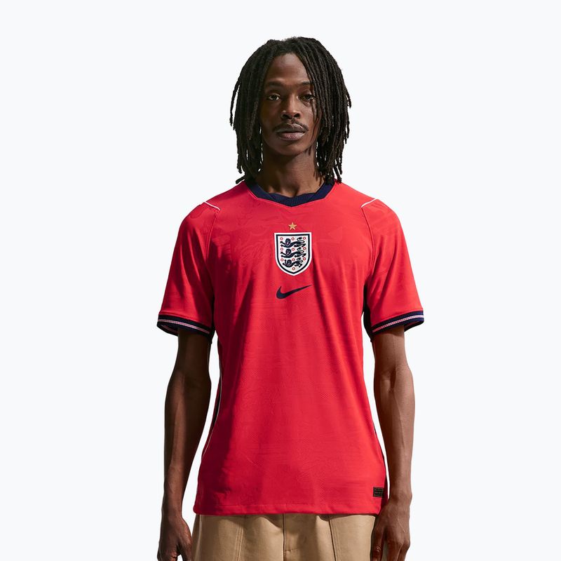 Men's football shirt Nike England 2026 Match Away speed red/obsidian/white/obsidian