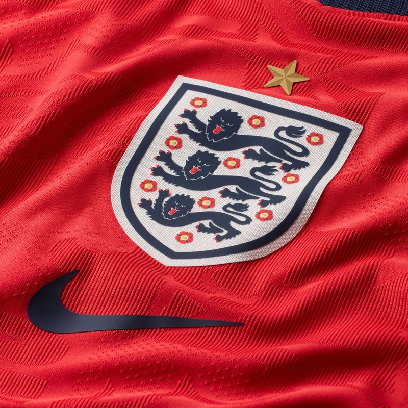 Men's football shirt Nike England 2026 Match Away speed red/obsidian/white/obsidian 11