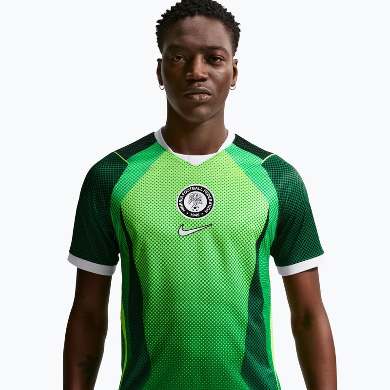 Men's football shirt Nike Nigeria 2026 Stadium Home pine green/electric green/white 4