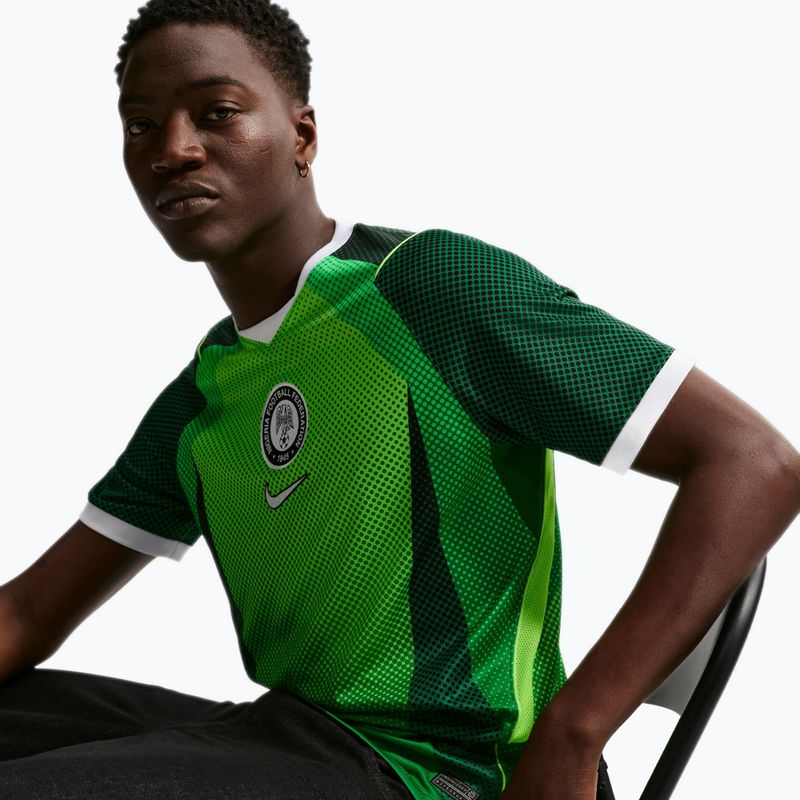 Men's football shirt Nike Nigeria 2026 Stadium Home pine green/electric green/white 5