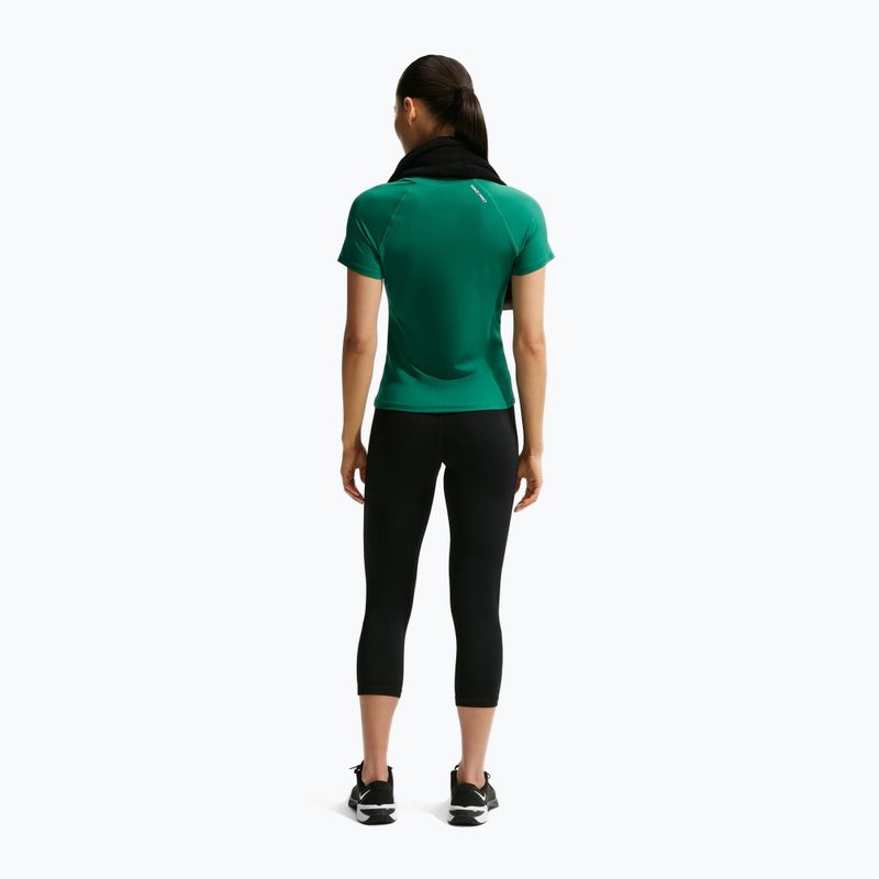 Women's leggings Nike Pro Mid-Rise Crop black/white 3
