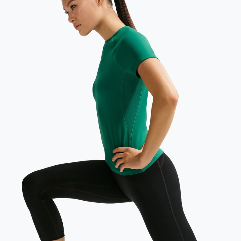 Women's leggings Nike Pro Mid-Rise Crop black/white 4