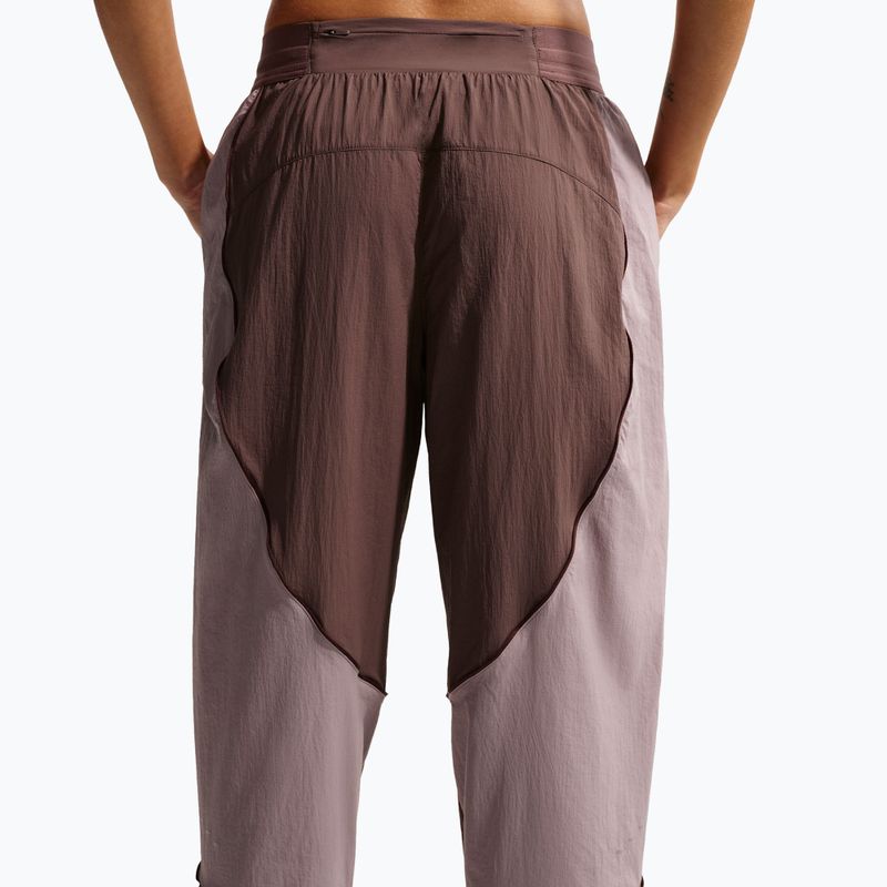 Women's running trousers Nike Swift UV Repel Mid-Rise tattoo/light violet ore 5