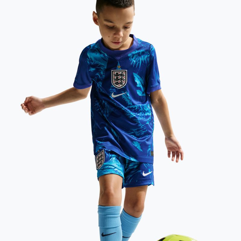 Children's football shorts Nike England 2026/27 Stadium Goalkeeper astronomy blue/black/white 7