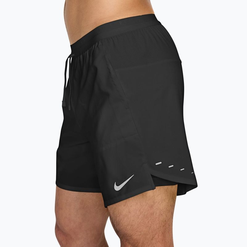 Men's running shorts Nike Stride Dri-Fit 2in1 7" black 3