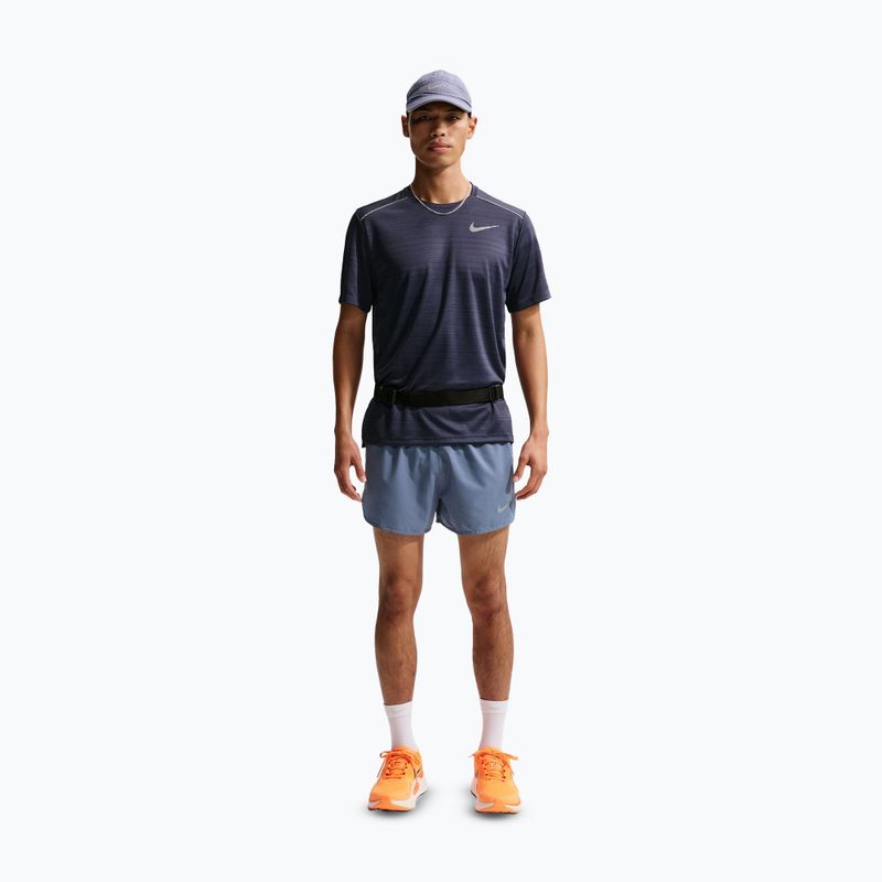 Men's running shorts Nike Fast Dri-Fit Brief Lined 3" diffused blue/black 2