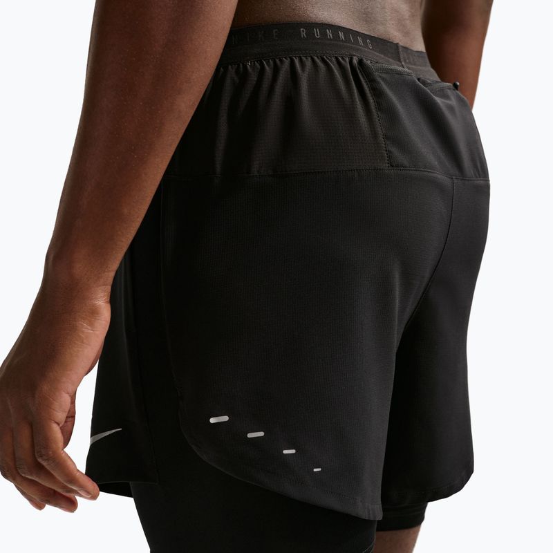 Men's running shorts Nike Stride Dri-Fit Hybrid 5" black 4