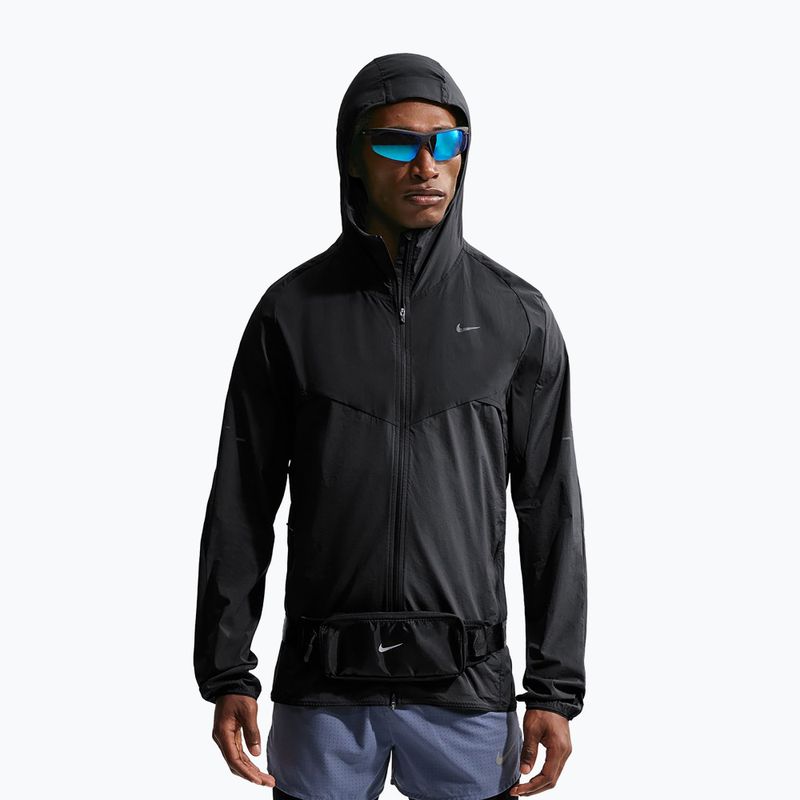 Men's running jacket Nike Stride Dri-Fit black/off noir/black/black