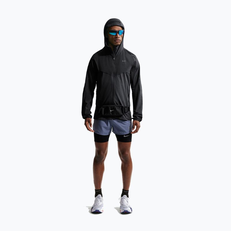 Men's running jacket Nike Stride Dri-Fit black/off noir/black/black 2