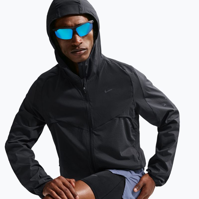 Men's running jacket Nike Stride Dri-Fit black/off noir/black/black 4