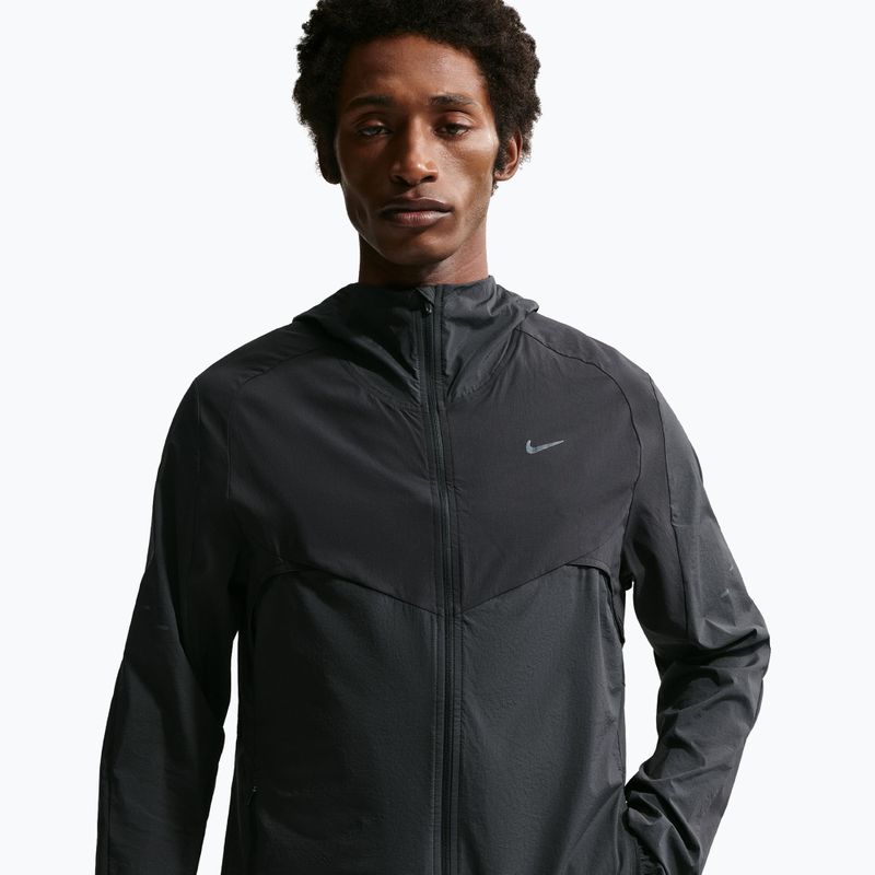 Men's running jacket Nike Stride Dri-Fit black/off noir/black/black 5