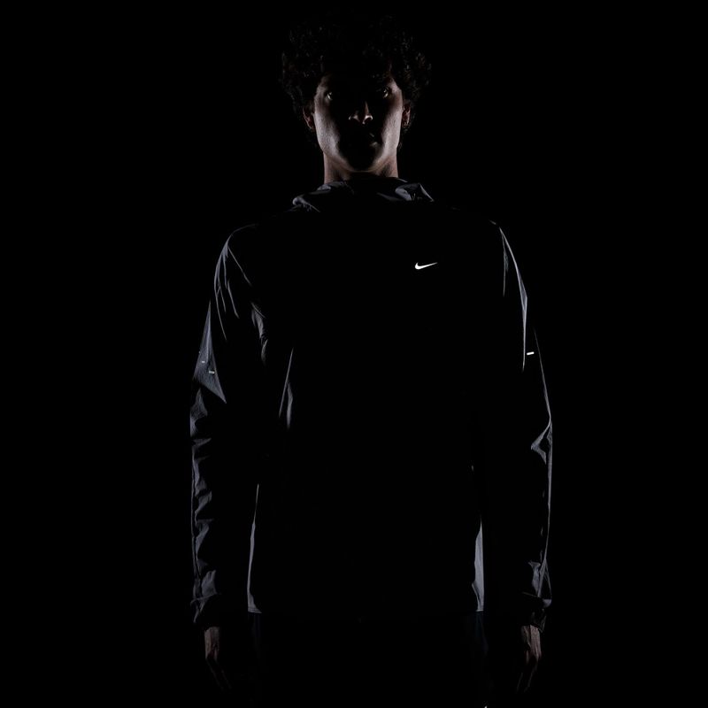 Men's running jacket Nike Stride Dri-Fit black/off noir/black/black 8