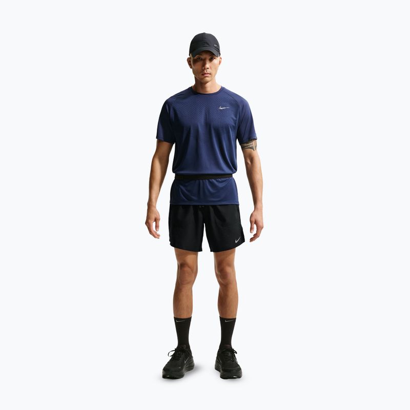 Men's running shorts Nike Stride Dri-Fit Brief-Lined 7" black 2