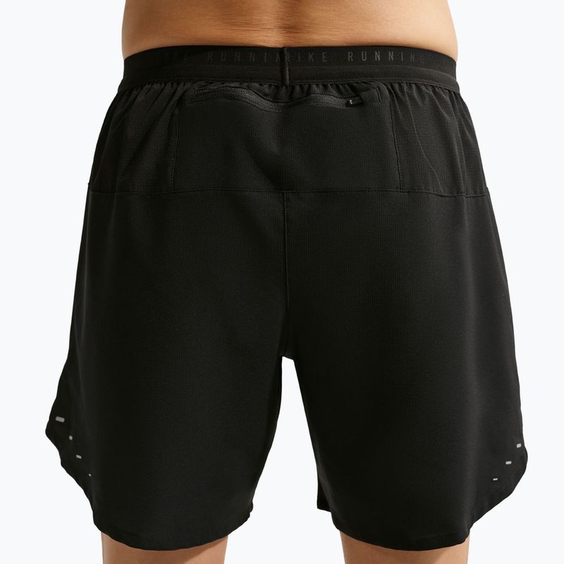 Men's running shorts Nike Stride Dri-Fit Brief-Lined 7" black 3