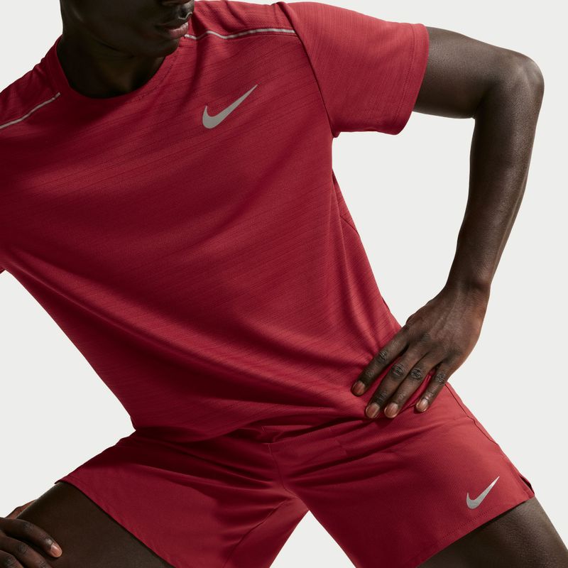 Men's running shorts Nike Stride Dri-Fit Brief-Lined 7" team crimson 4