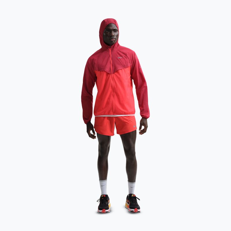 Men's running jacket Nike Stride Repel UV team crimson/light crimson 2