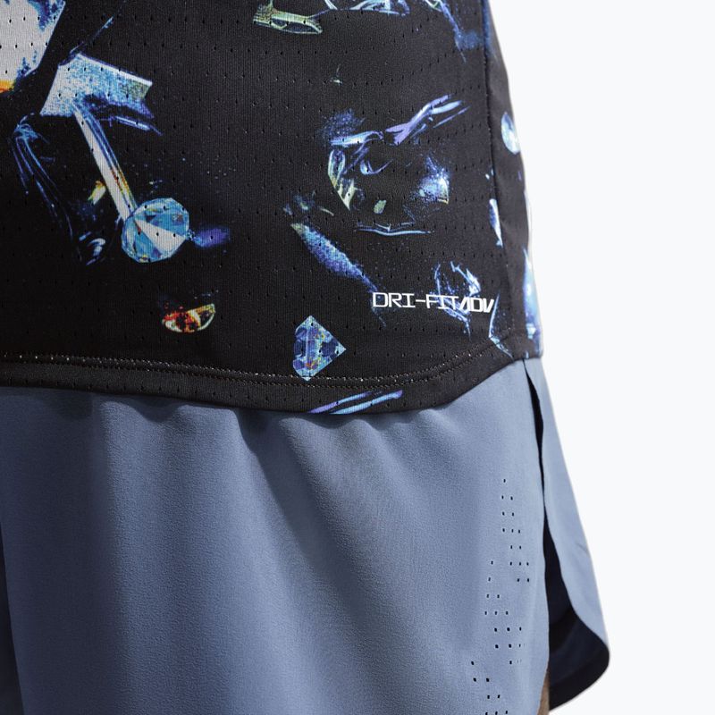 Men's running top Nike AeroSwift Dri-Fit ADV Singlet black/laser orange 5