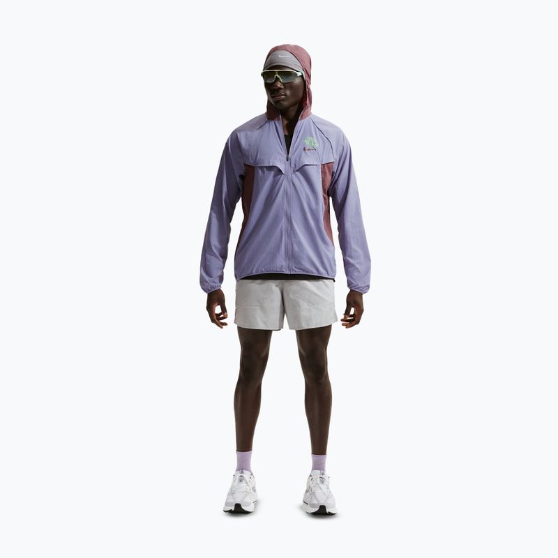 Men's running jacket Nike Fly Nike Stride iron purple/tattoo 2