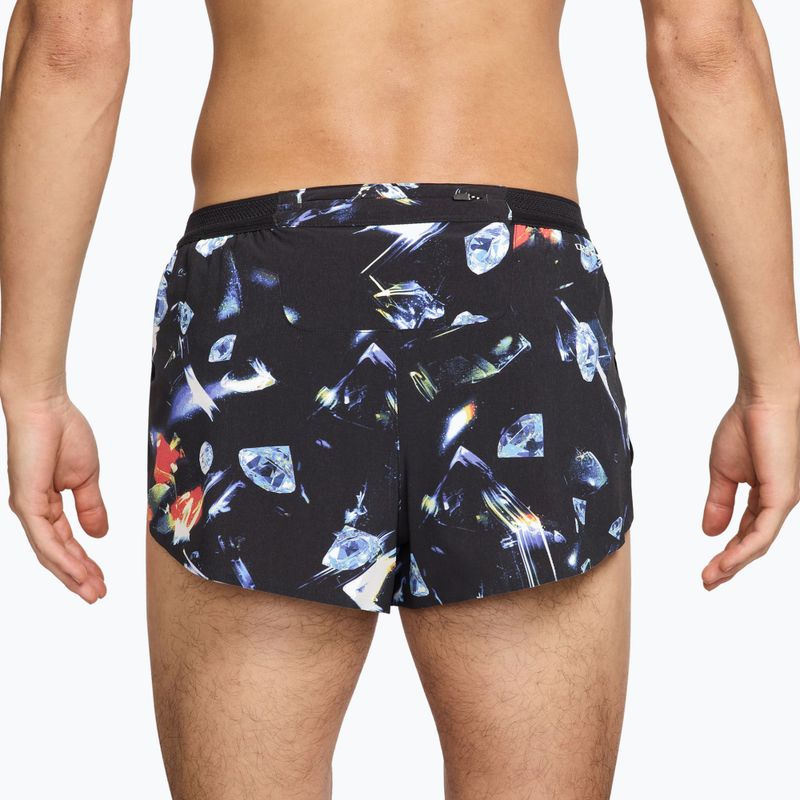 Men's running shorts Nike AeroSwift Dri-Fit ADV Brief Lined 2" black/laser orange 2