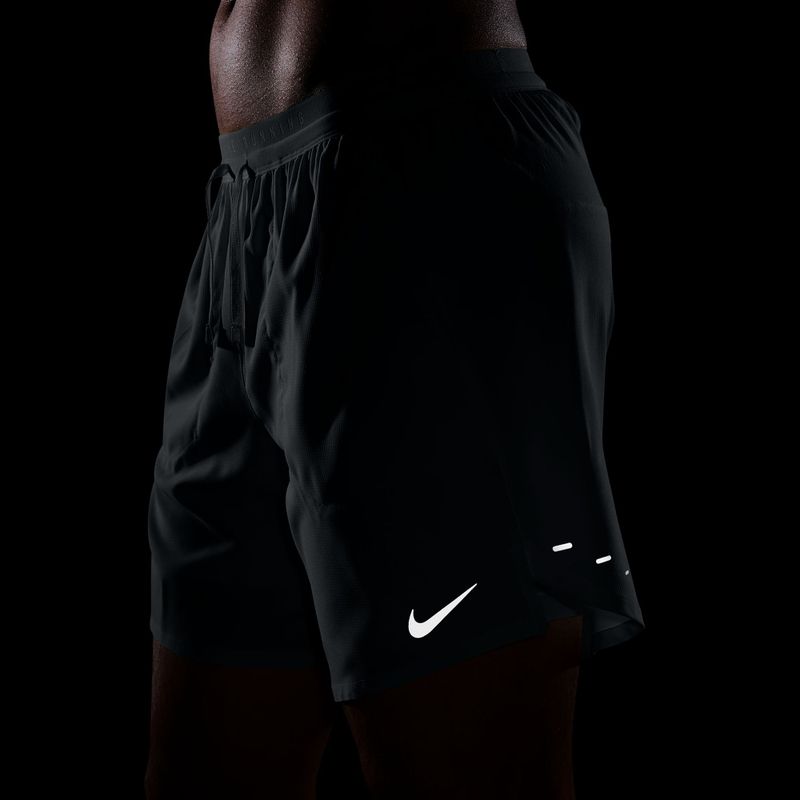 Men's running shorts Nike Stride Dri-Fit 2in1 7" smoke grey 5