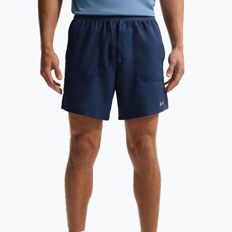 Men's running shorts Nike Stride Dri-Fit Brief-Lined 7" midnight navy