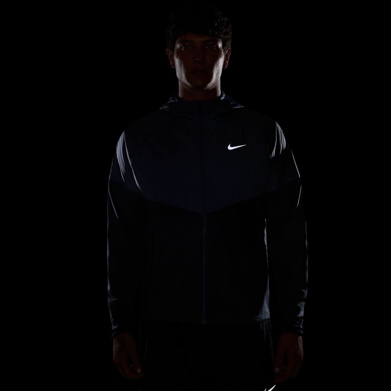 Men's running jacket Nike Miler Repel Winterized thunder blue 4