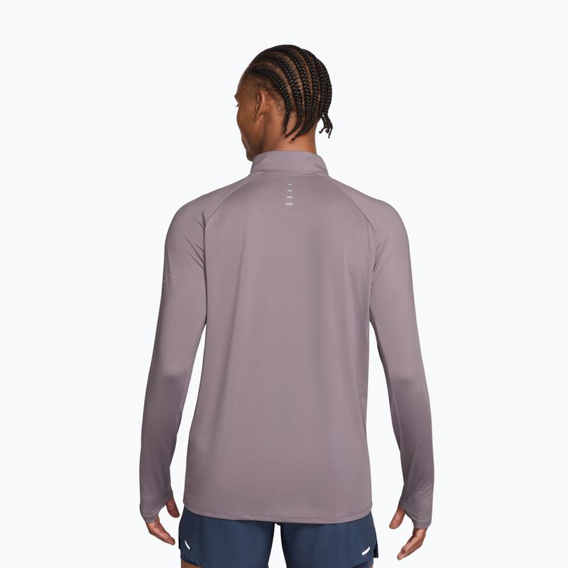 Men's running sweatshirt Nike Stride 1/4 Zip Dri-Fit light violet ore 2