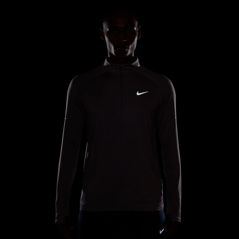 Men's running sweatshirt Nike Stride 1/4 Zip Dri-Fit light violet ore 4