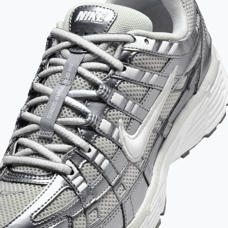Women's shoes Nike P-6000 grey fog/metallic cool grey/cool grey/white 3