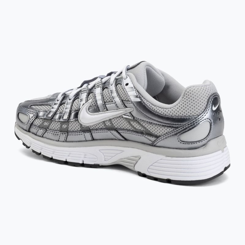 Women's shoes Nike P-6000 grey fog/metallic cool grey/cool grey/white 3