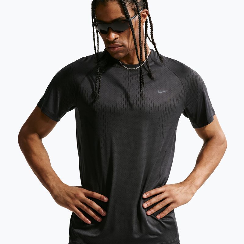 Men's running T-shirt Nike Stride Dri-Fit ADV off noir/black 4