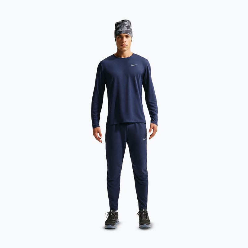 Men's running longsleeve Nike Miler Dri-Fit UV midnight navy 2