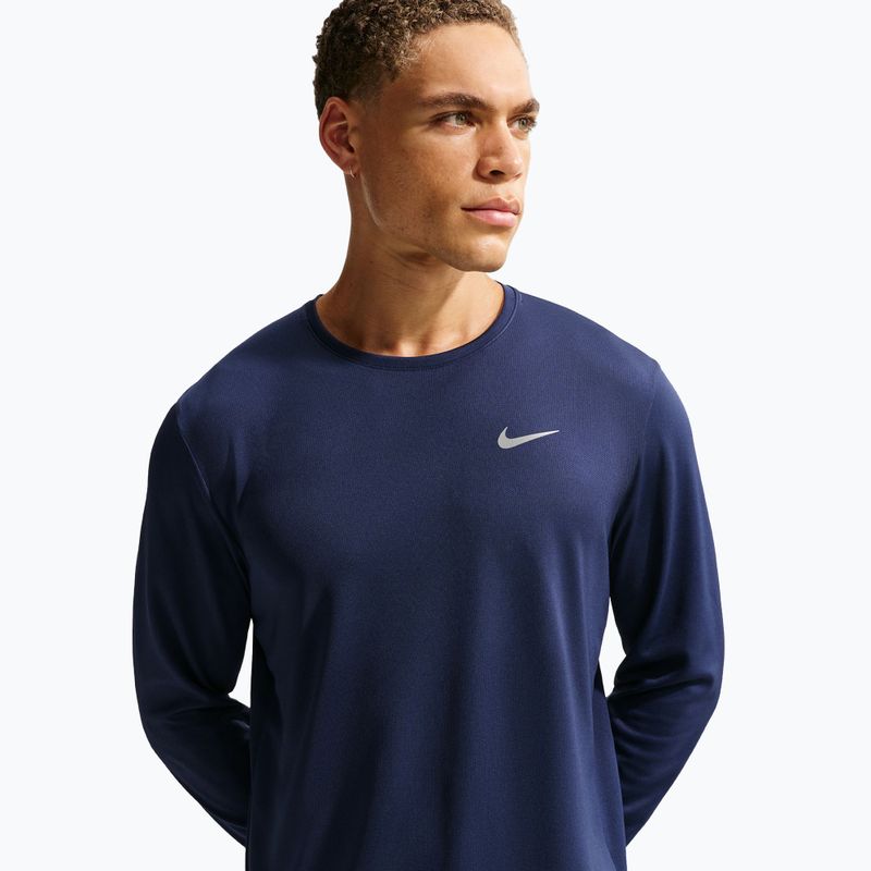 Men's running longsleeve Nike Miler Dri-Fit UV midnight navy 5