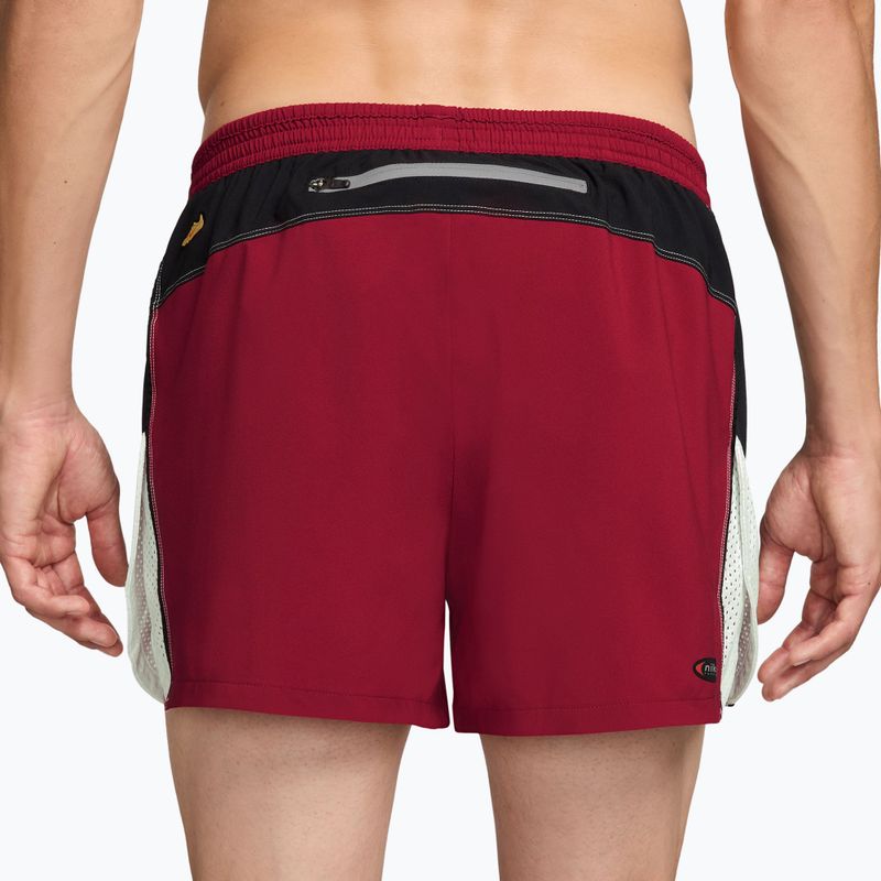 Men's running shorts Nike Retro Dri-Fit Brief-Lined 4" team crimson/black 2