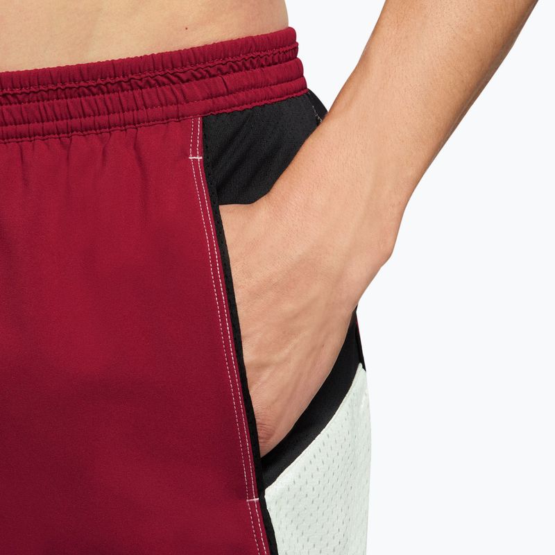 Men's running shorts Nike Retro Dri-Fit Brief-Lined 4" team crimson/black 4