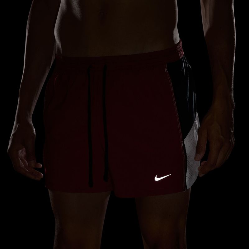 Men's running shorts Nike Retro Dri-Fit Brief-Lined 4" team crimson/black 5