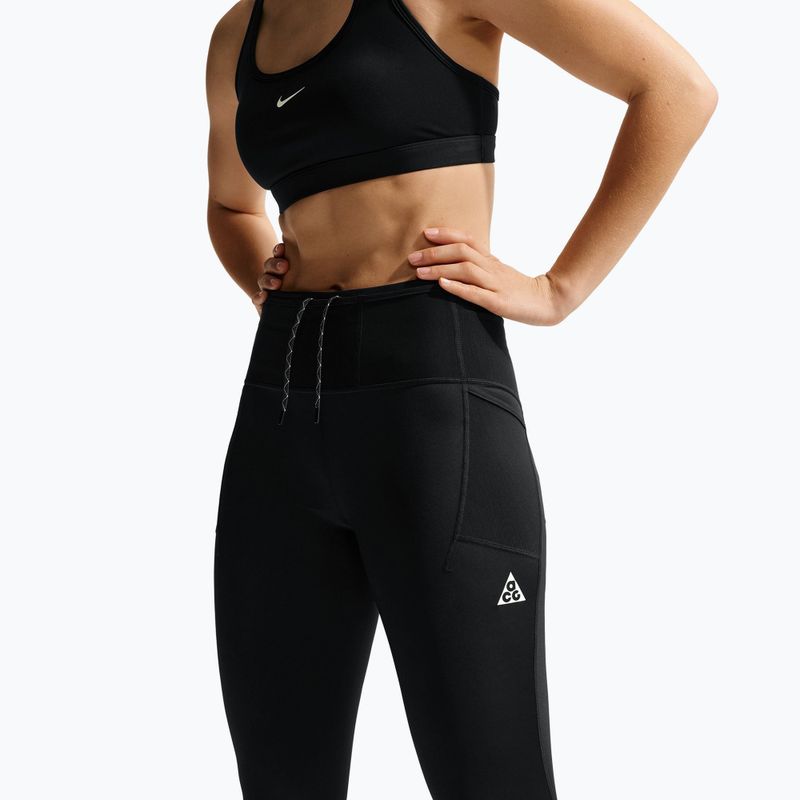 Women's running leggings Nike ACG black/summit white 4