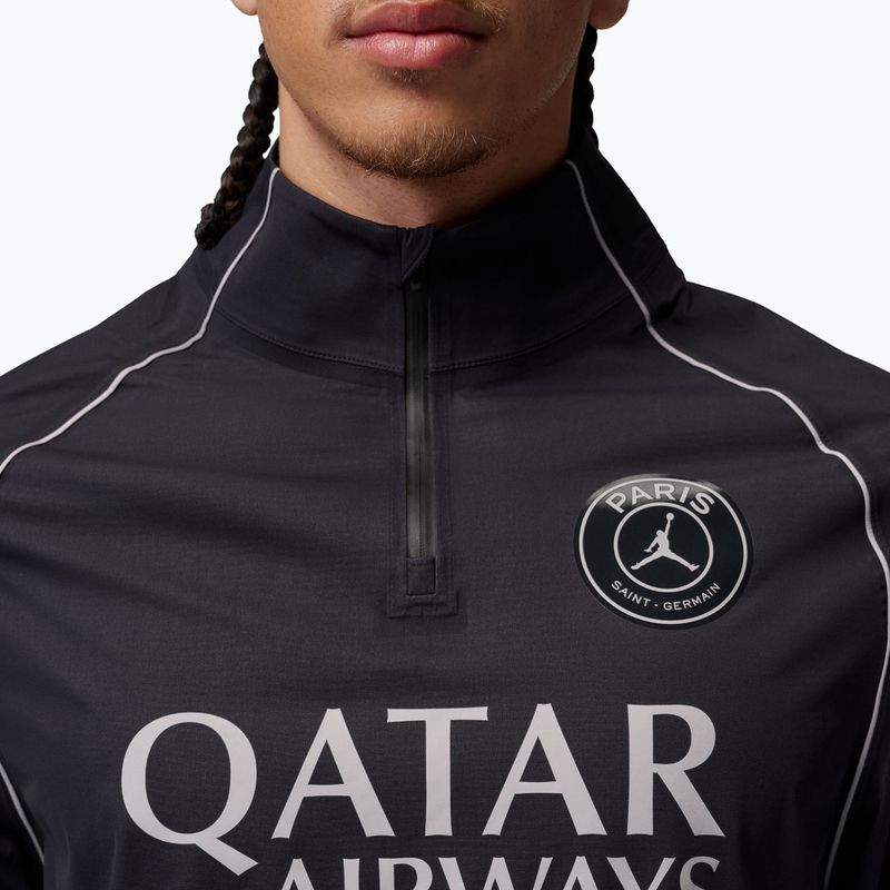 Men's football longsleeve top Nike Paris Saint-Germain Strike Elite SE Aerogami Shell Top black/black/atmosphere grey 5