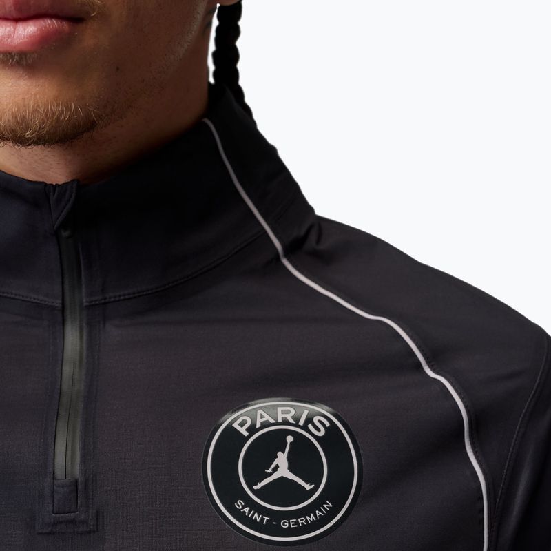 Men's football longsleeve top Nike Paris Saint-Germain Strike Elite SE Aerogami Shell Top black/black/atmosphere grey 7