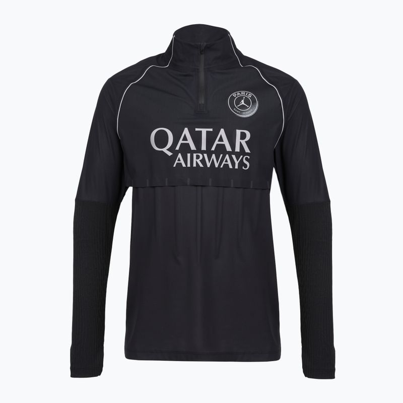 Men's football longsleeve top Nike Paris Saint-Germain Strike Elite SE Aerogami Shell Top black/black/atmosphere grey 9